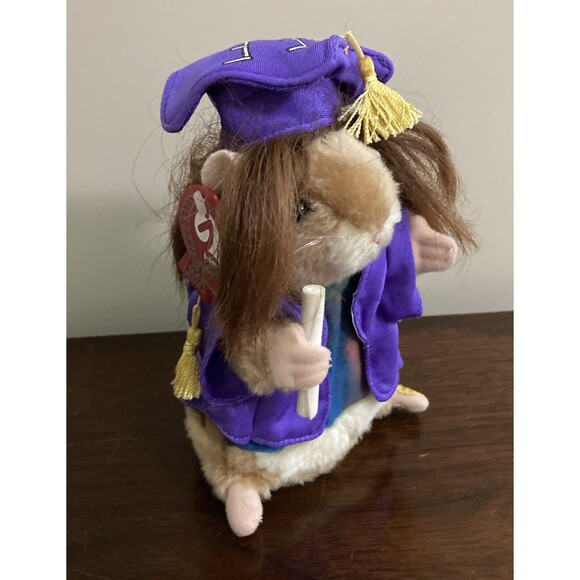 Lot of 2 Gemmy Dancing Hamsters Graduation Schools Out & Rock & Roll WORKS! - Picture 5 of 17